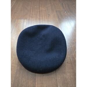 New Kangol Size M Dark Blue 100% Wool 504 Cabbie Cap